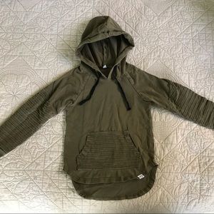 Posh-kiddos hoodie in olive, size 4